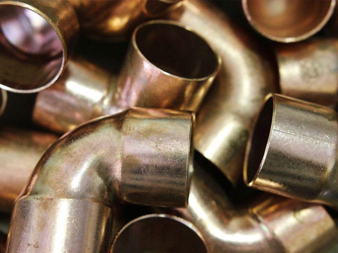 Copper plumbing fittings